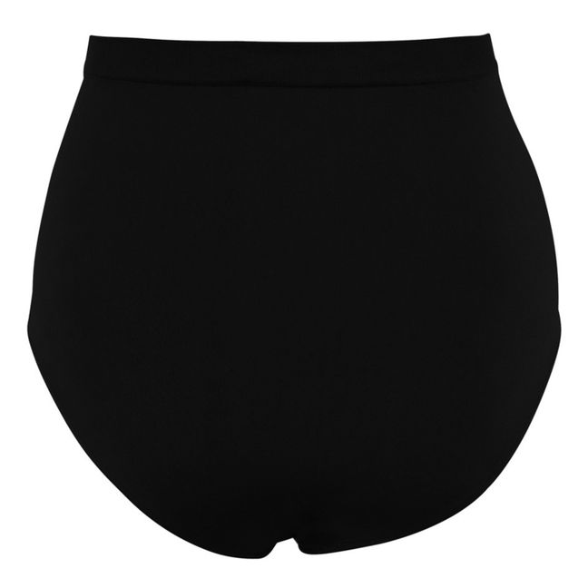 Tranquil High-Waisted Briefs | Negro
