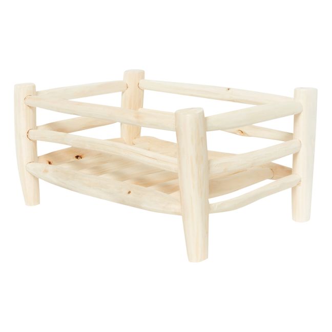 Panier/égouttoir en bois rectangulaire - 40X25 cm