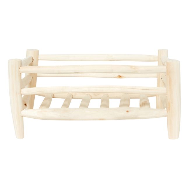 Cesta de madera rectangular 40x25cm
