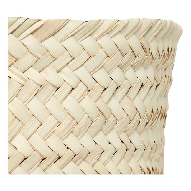 Round Palm Leaf Basket