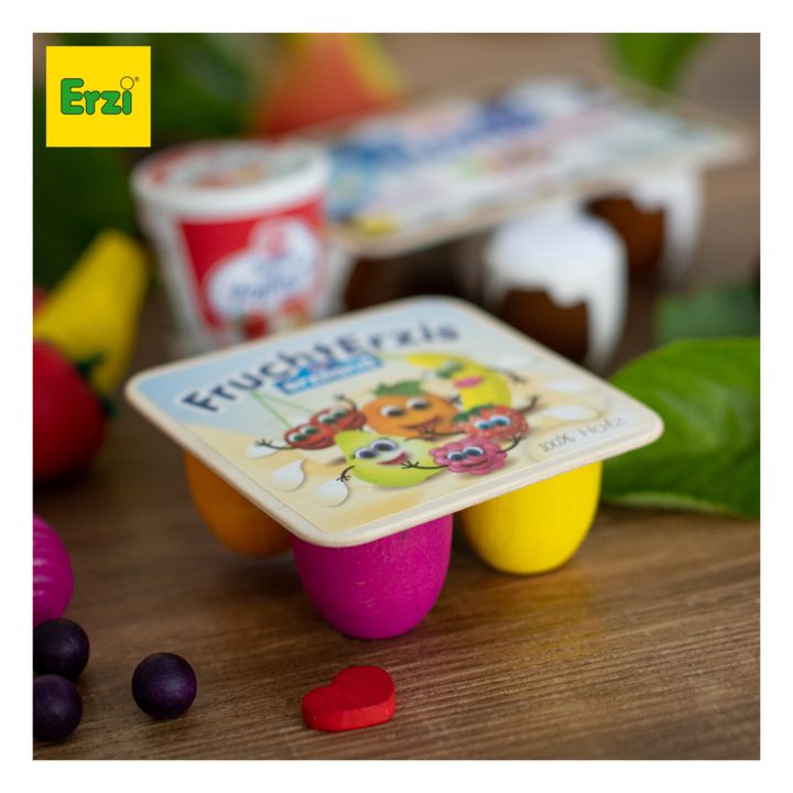 Erzi - Set di 4 piccoli yogurt alla frutta