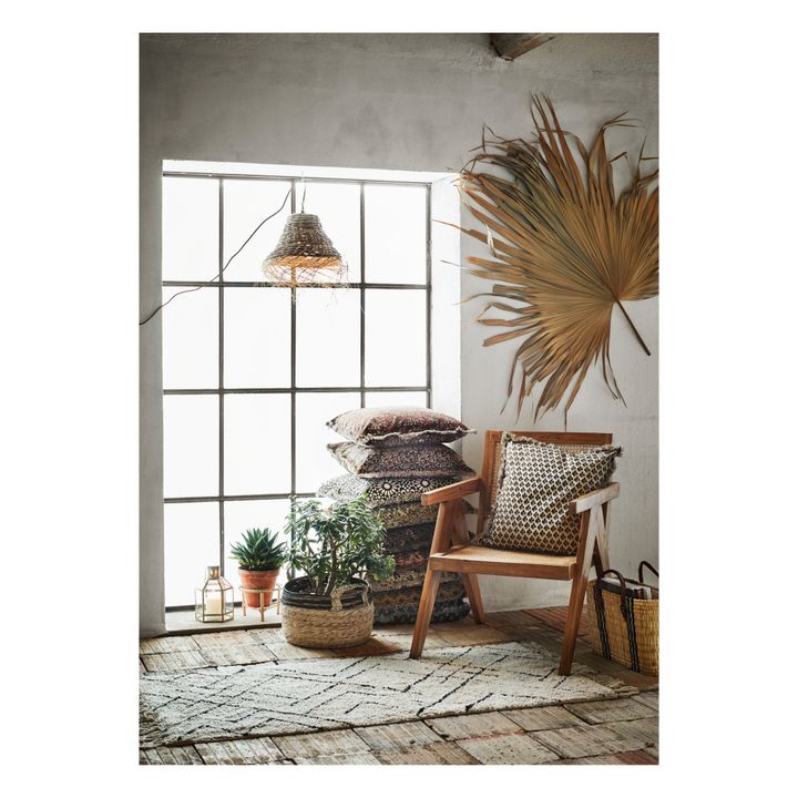 Print Cushion Cover | Olive- Product image n°1