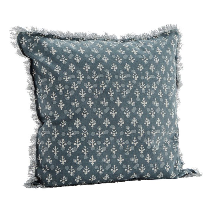 Print Cushion Cover | Grey blue- Product image n°0
