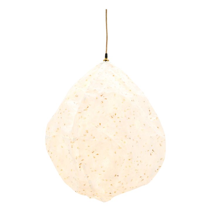 Lampenschirm aus Papier | Weiß- Produktbild Nr. 2