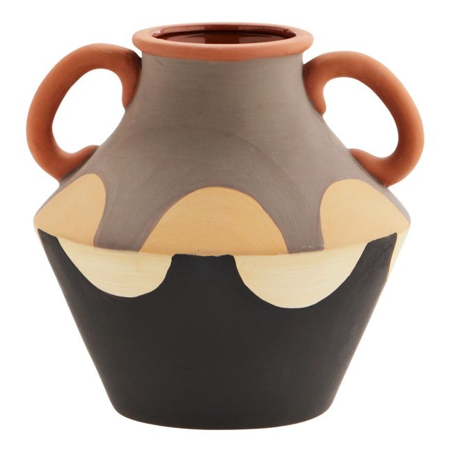 Terracotta Vase | Charcoal grey