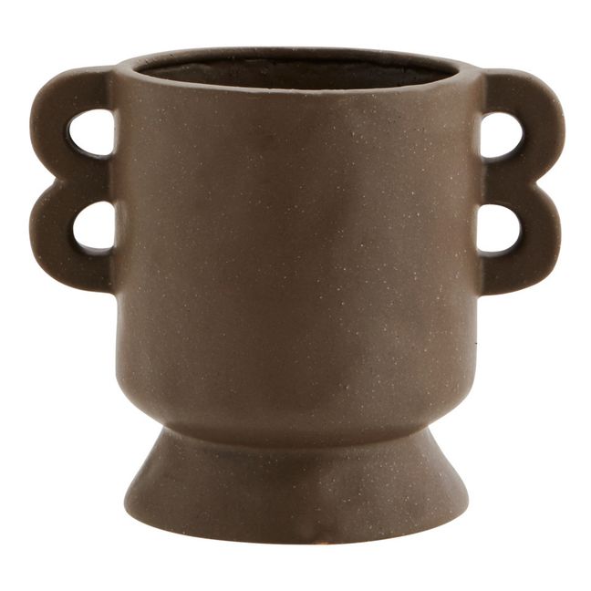 Vase en grès | Brun