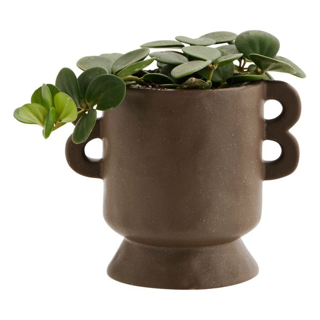 Vase en grès | Brun
