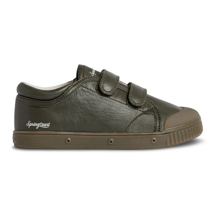 G2 Leather Low-Top Velcro Sneakers Grünolive- Produktbild Nr. 0