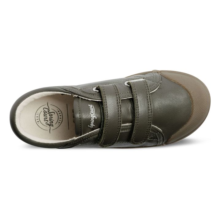 G2 Leather Low-Top Velcro Sneakers Grünolive- Produktbild Nr. 1