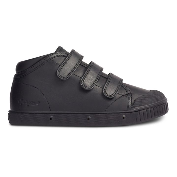 B2 Nappa High-Top Velcro Sneakers Negro- Imagen del producto n°0