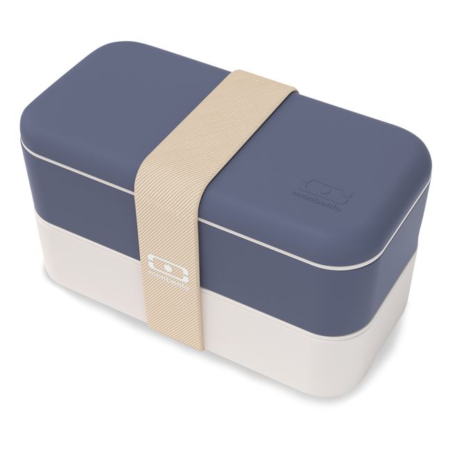 Bento hermético de 2 compartimentos MB Original | Azul