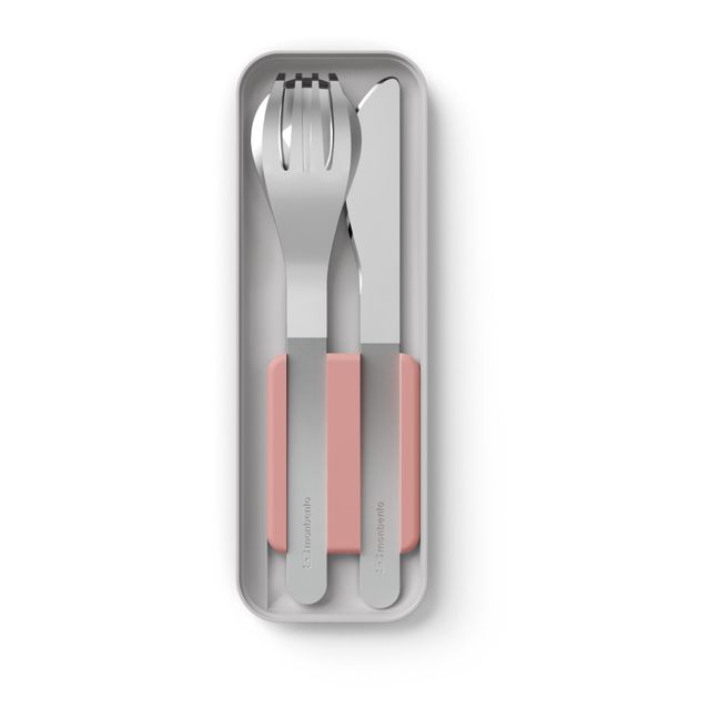 MB Slim Box Stainless Steel Cutlery | Pink