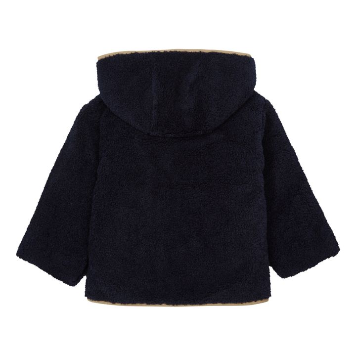 Babou Faux Fur Coat | Navy- Produktbild Nr. 8