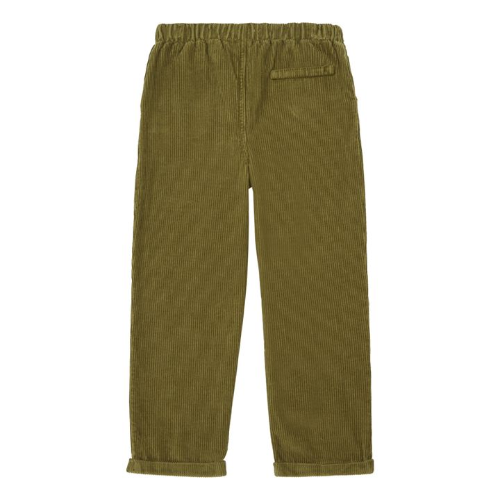 Pantalon Velours Côtelé Marlito Vert kaki- Image produit n°5