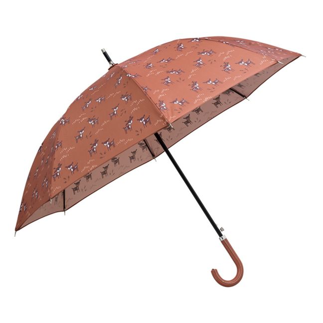 Regenschirm Hirsch | Braun Changierend