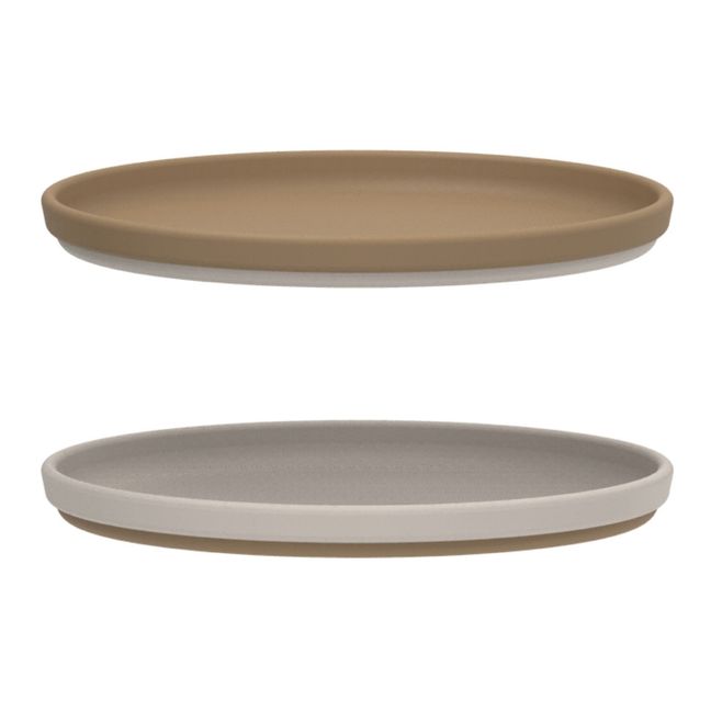 Gabriel Silicone Plates - Set of 2 Braun