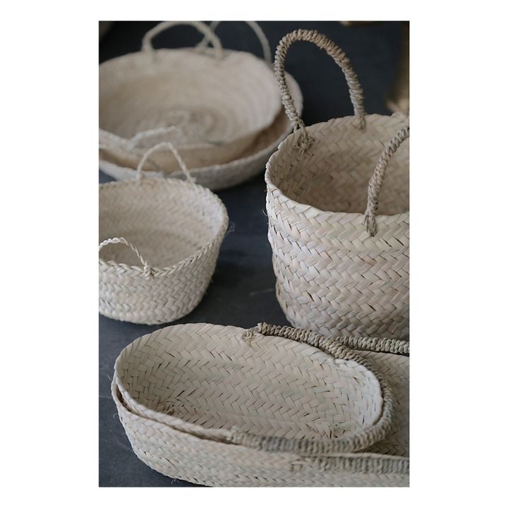 Round Woven Palm Leaf Basket- Product image n°5