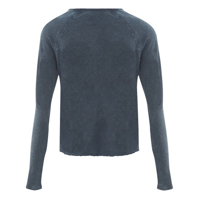 Sonoma Boat Neck Long Sleeve T-shirt | Blu marino