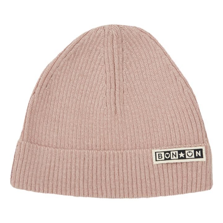 Minot Wool and Cotton Beanie | Pink- Product image n°0