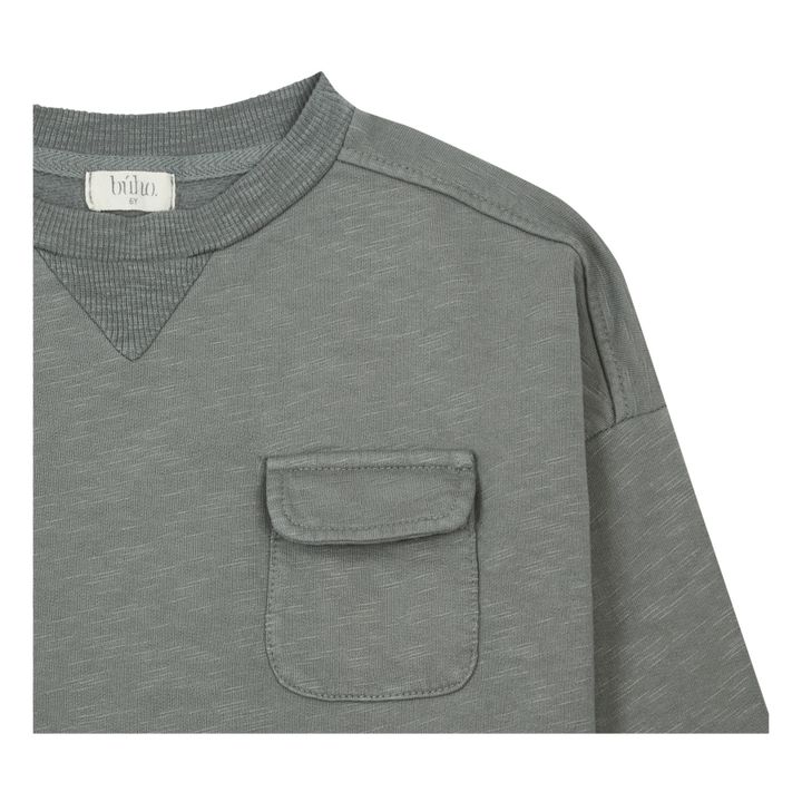 Organic Cotton Pocket Sweatshirt Grau- Produktbild Nr. 1