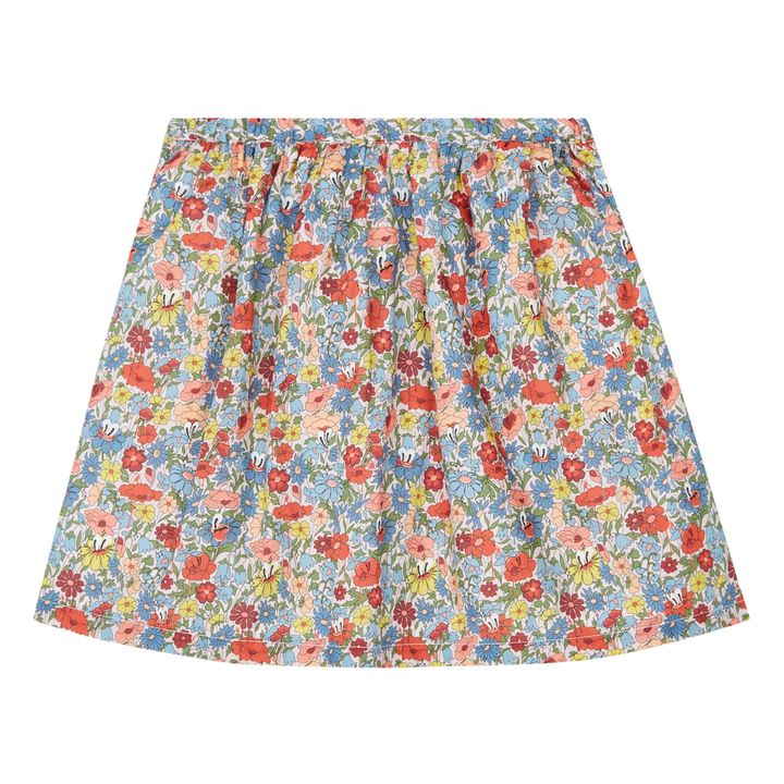 Framboise Exclusive Liberty Print Skirt Blue- Product image n°0