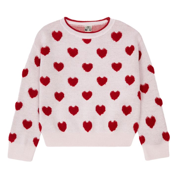 Heart Jumper | Pale pink- Product image n°0