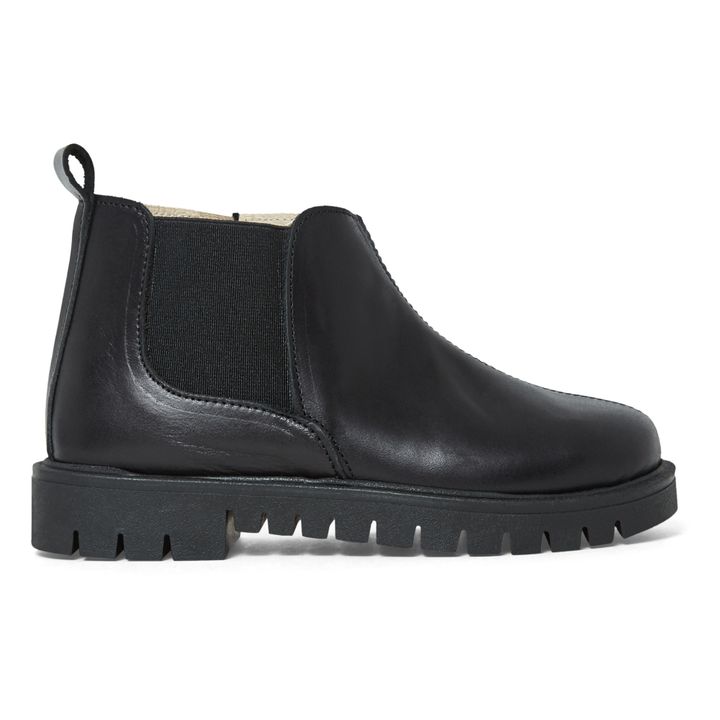Leather Chelsea Boots | Black- Product image n°0