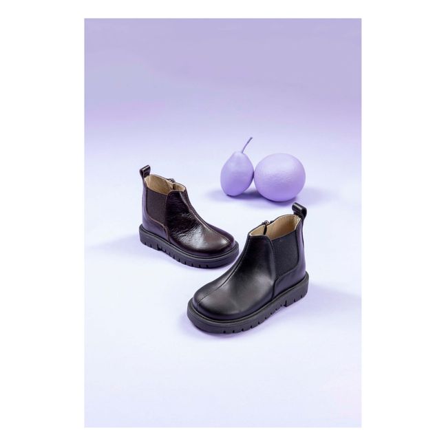 Chelsea Boots Leder | Schwarz