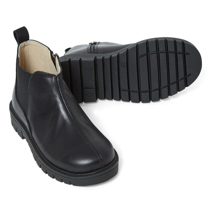 Leather Chelsea Boots Black- Product image n°2