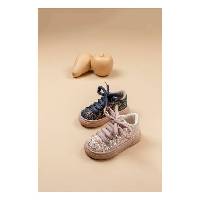 Scarpe da ginnastica, con paillette | Rosa incarnato