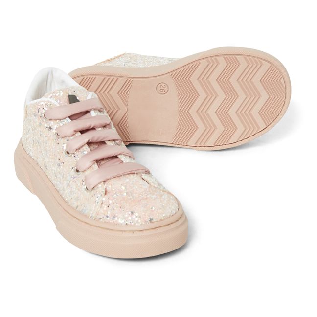 Sparkly Sneakers Rosa Polvo
