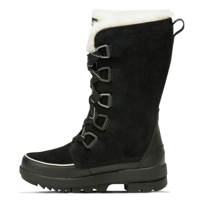 High-Top Fur-Lined Boots | Negro