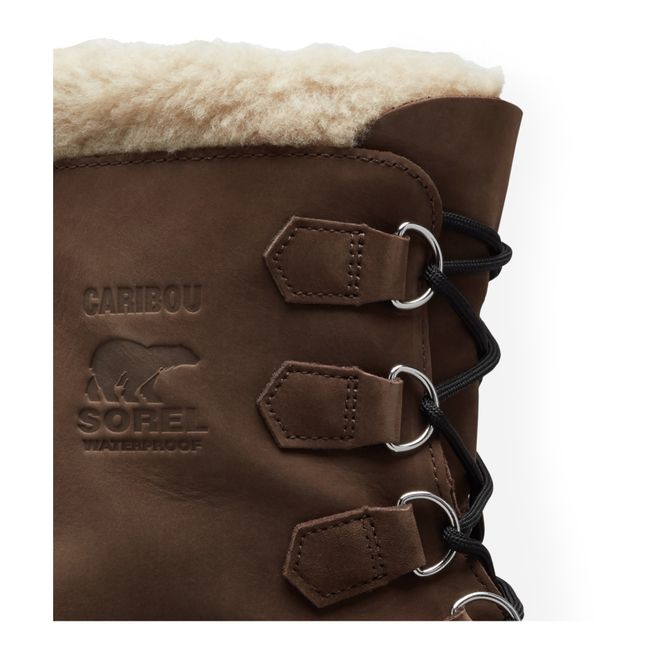 Caribou Fleece-Lined Boots Marrón