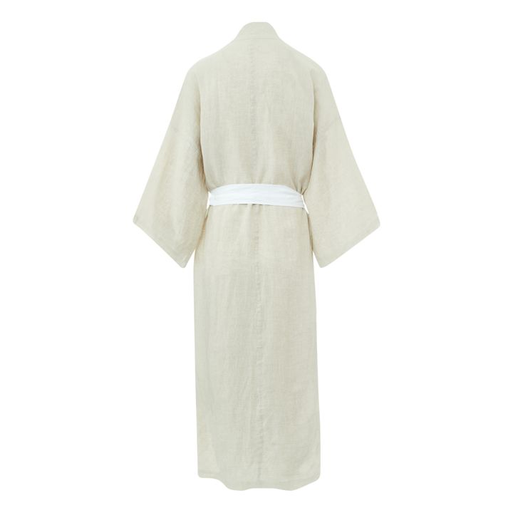 02 Belted Linen Dress | Beige- Imagen del producto n°2