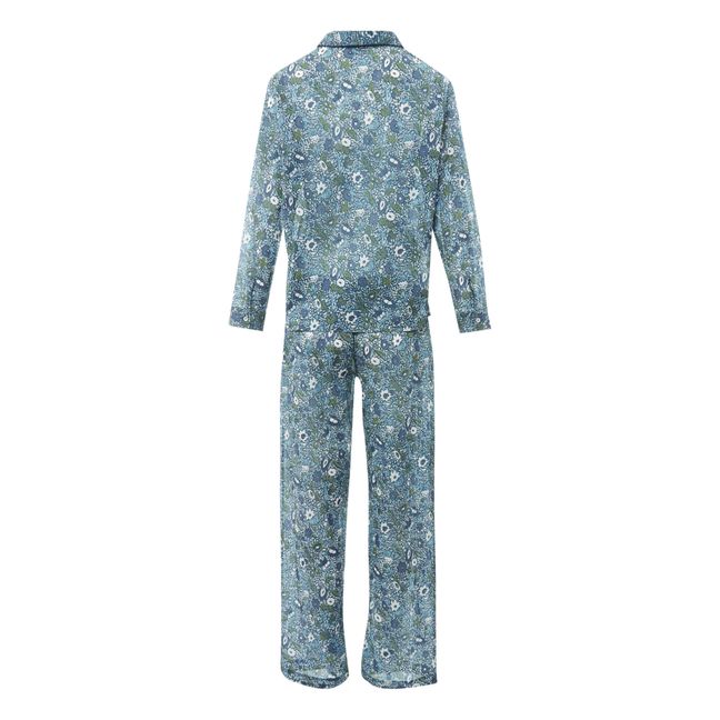 Victoria Floral Pyjamas Azul Marino
