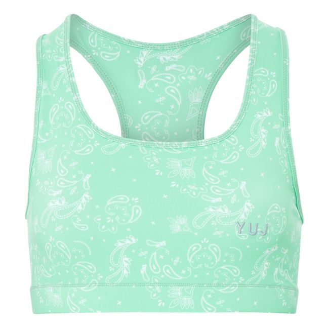 Bandana Crop Top | Verde acqua