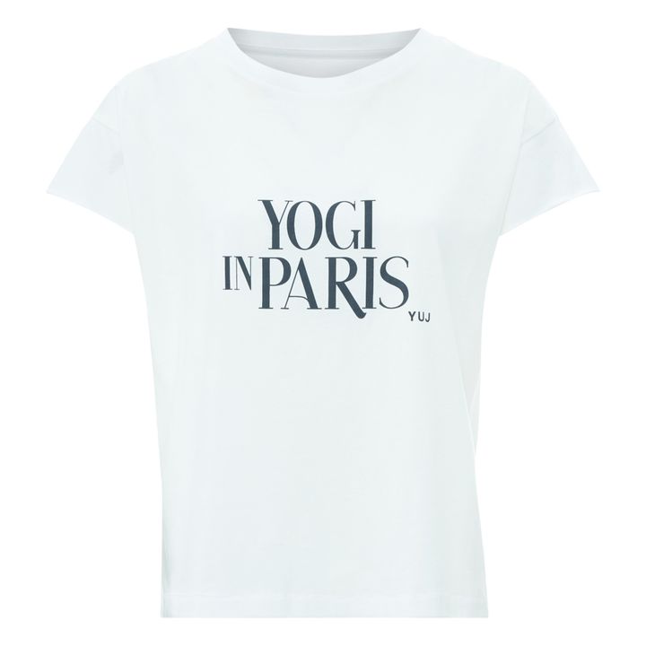 T-shirt Yogi In Paris Blanc- Image produit n°0