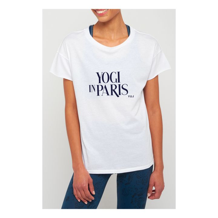 T-shirt Yogi In Paris Blanc- Image produit n°1