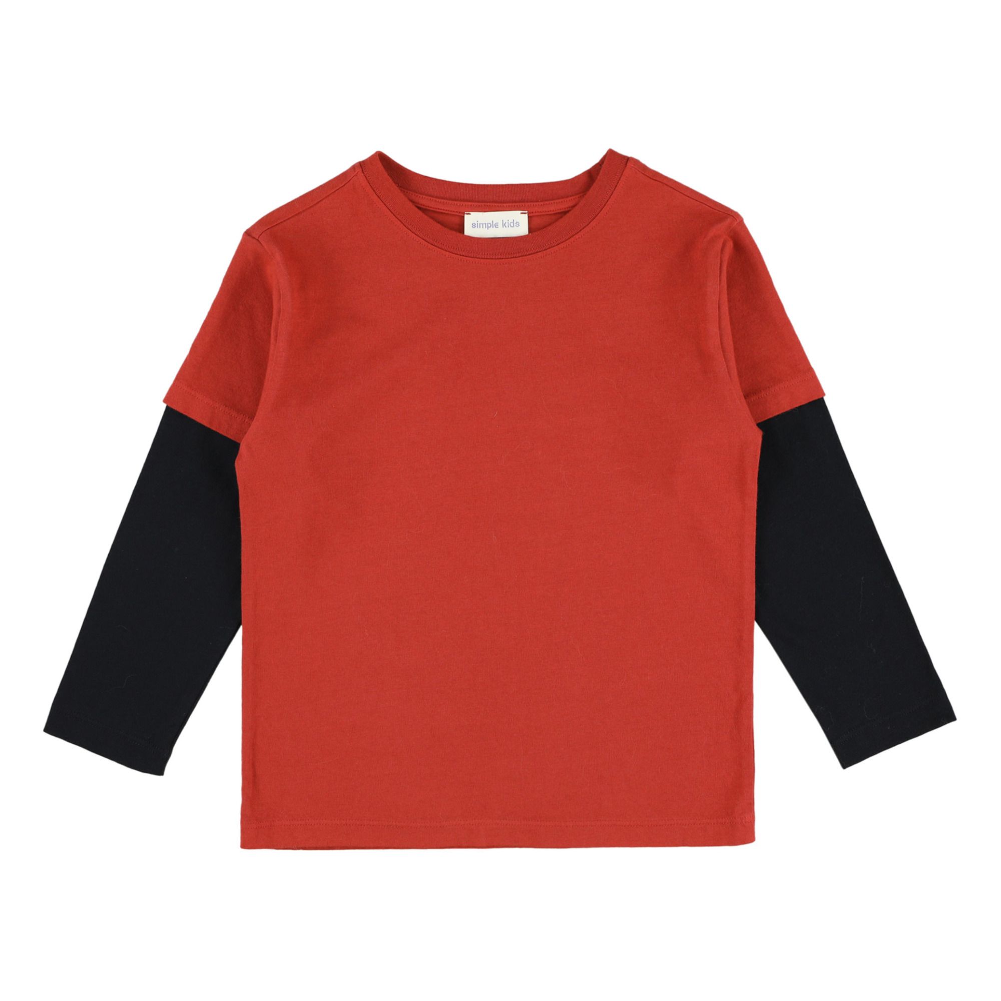 Langarm-T-Shirt 2-in-1  | Rot- Produktbild Nr. 0