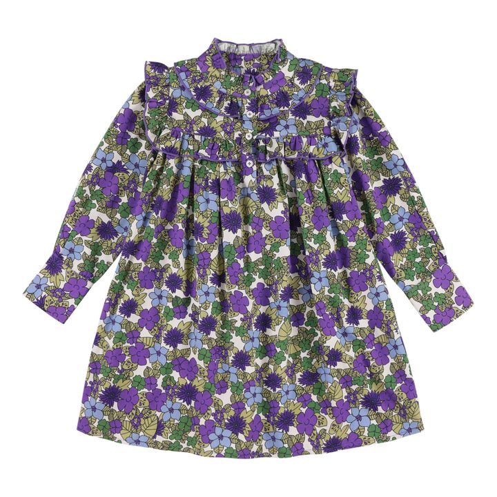 Didi Flower Dress | Violett- Produktbild Nr. 0
