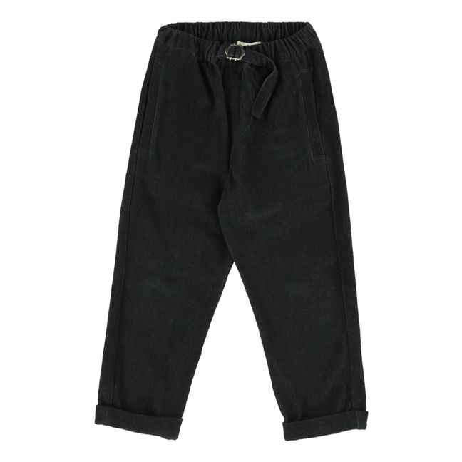 Corduroy Trousers | Black