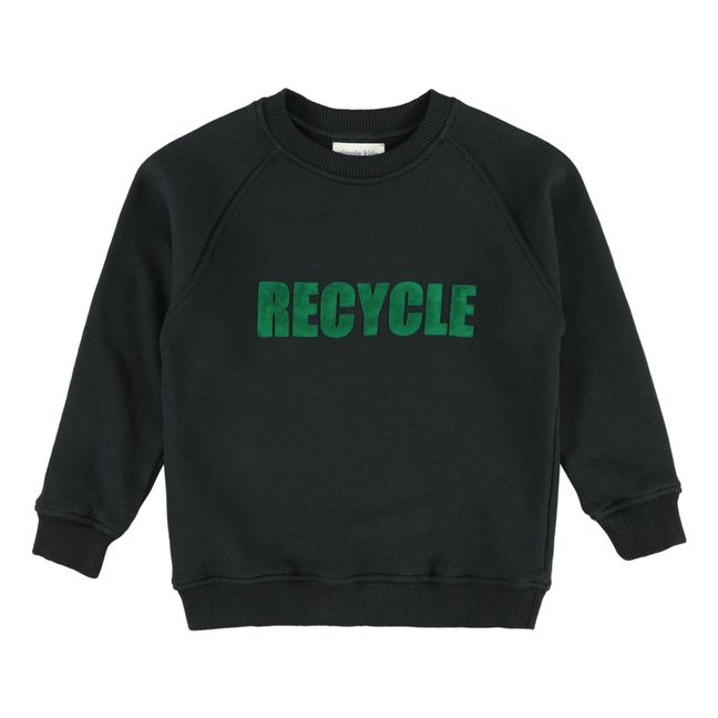 Recycle Sweatshirt | Schwarz