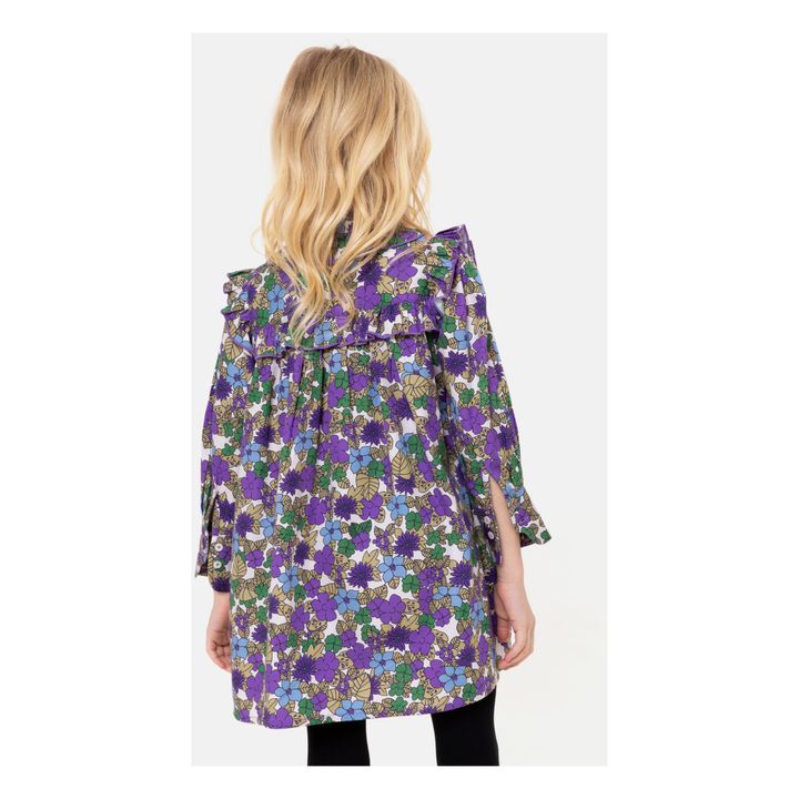 Didi Flower Dress | Violett- Produktbild Nr. 3