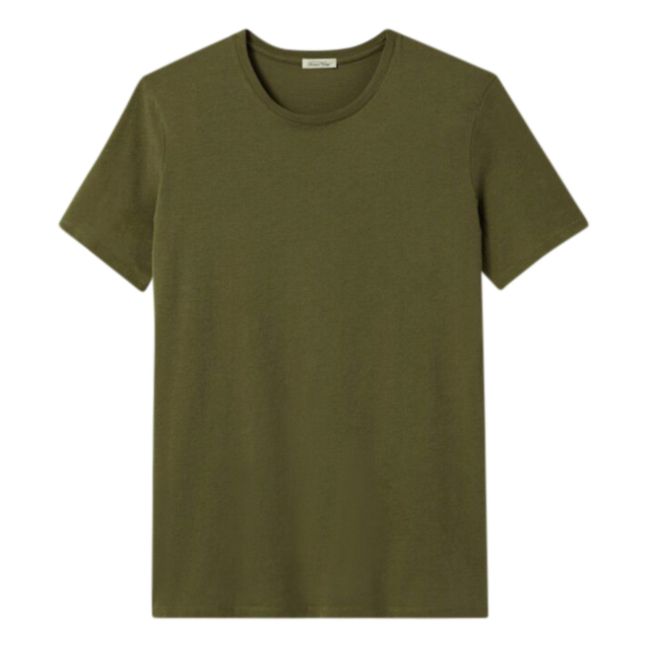 Decatur T-shirt Verde Kaki chiné