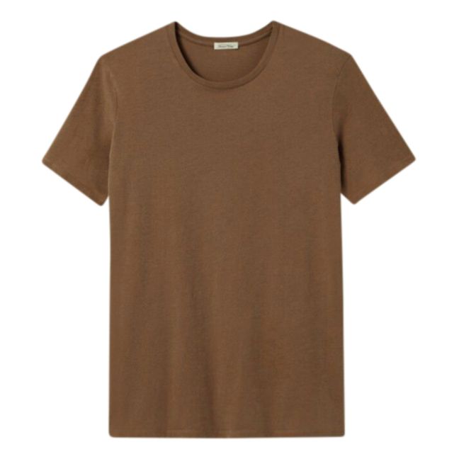 Decatur T-shirt Kamelbraun