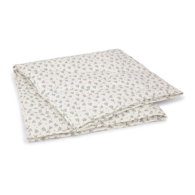 Bluebell Organic Cotton Quilted Blanket | Blau