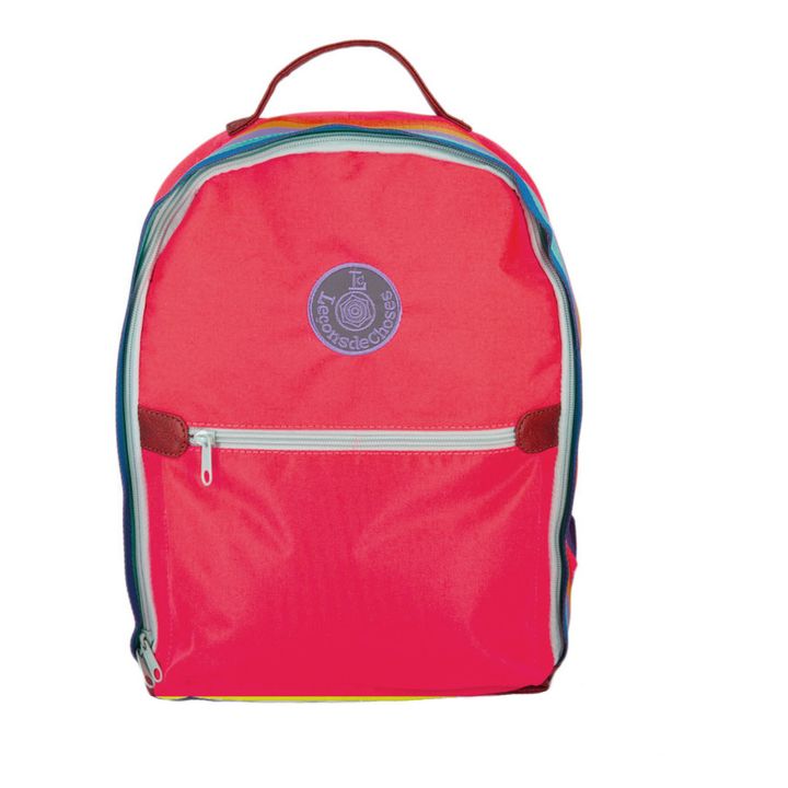 Retro School Bag | Red- Product image n°0
