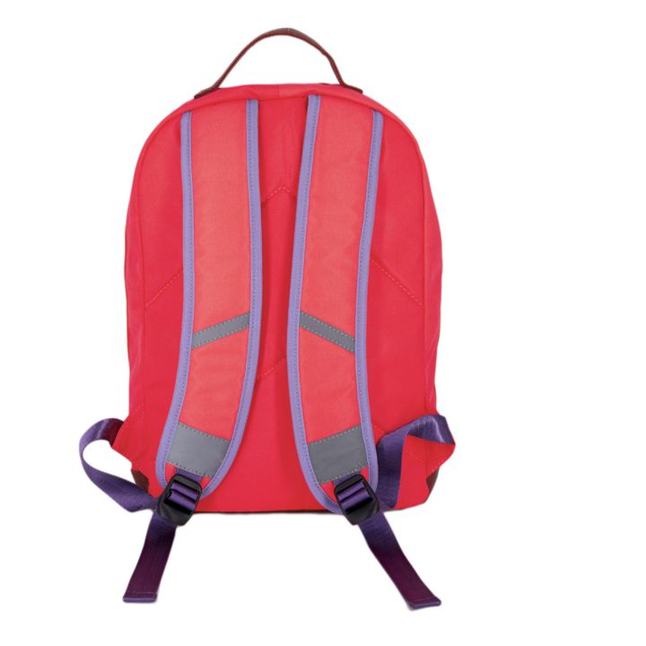 Retro School bag | Rouge- Image produit n°2