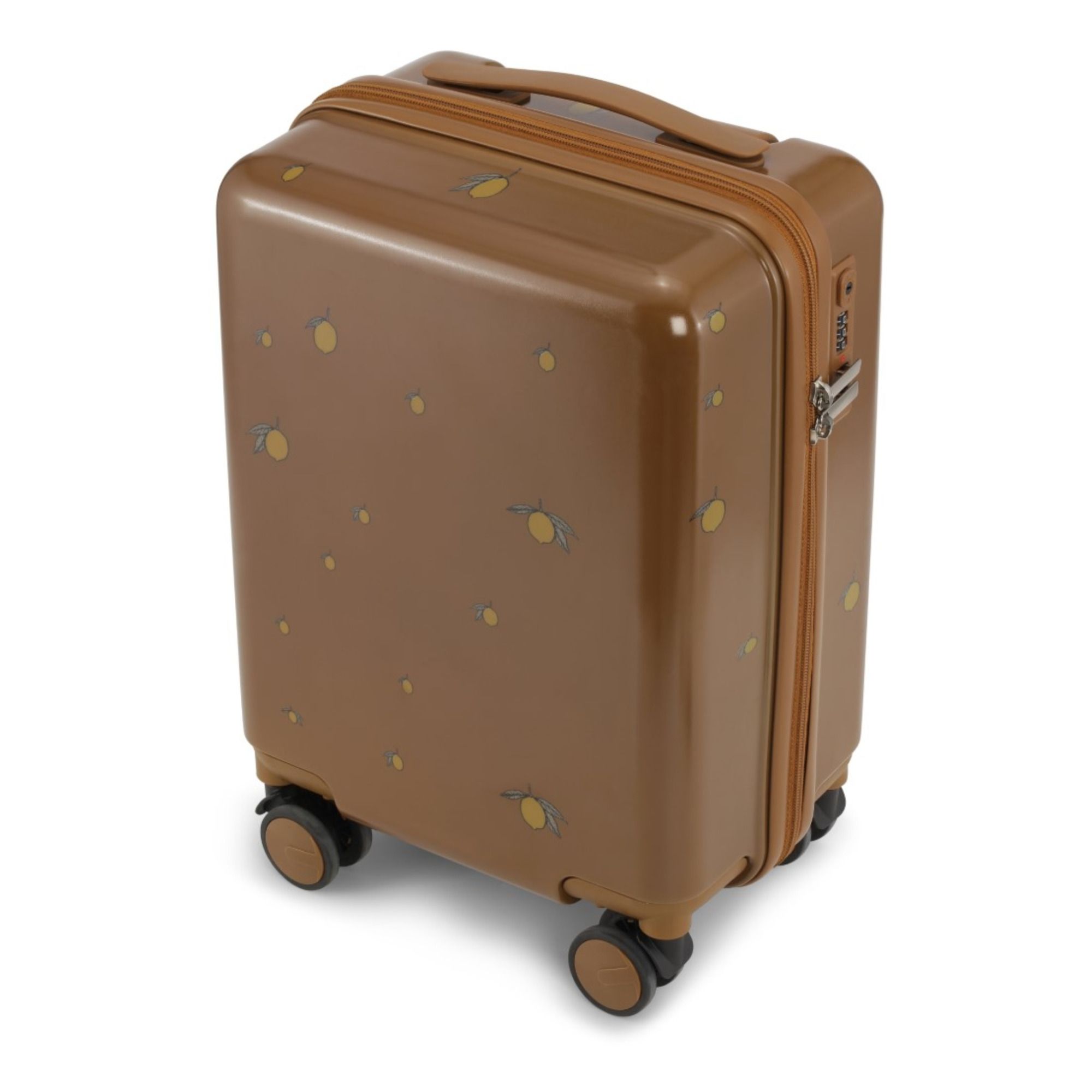 Lemon Brown Star Suitcase | Brown- Product image n°0