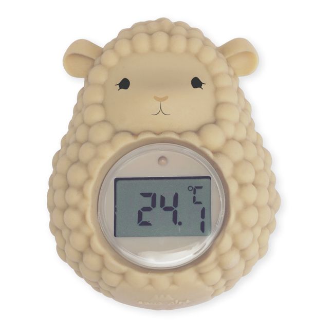 Thermomètre de bain Mouton en silicone Sable